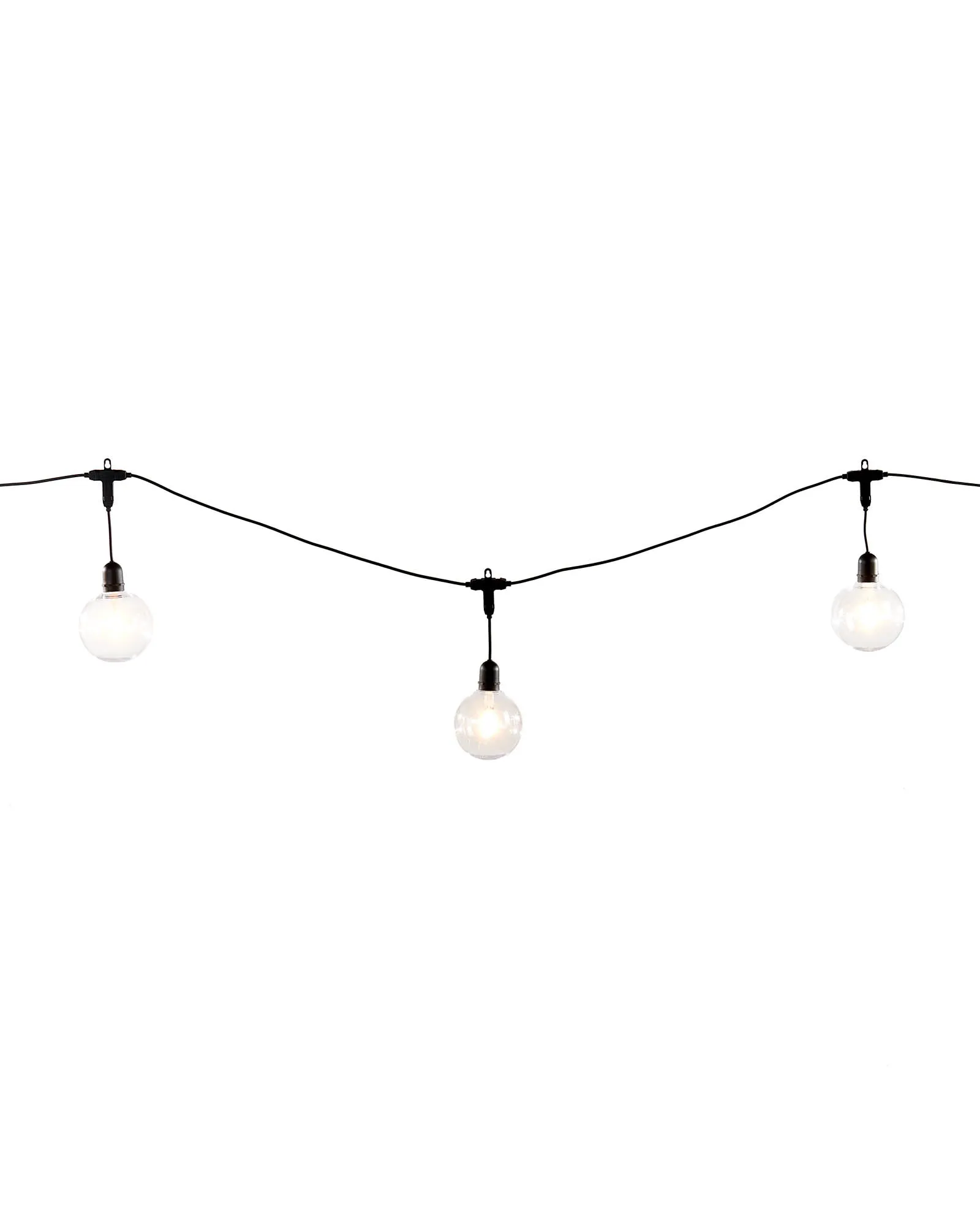 10 LED Transparent Festoon Light String, Warm White, 4.5 m