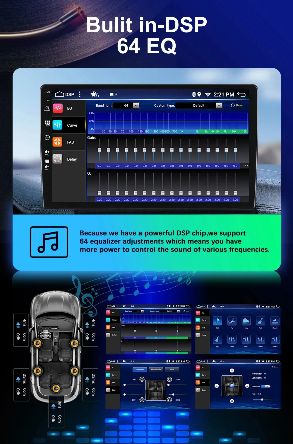 2 Din Car Stereo Radio Multimedia Player DVD Android 14.0 For Ford Focus S-Max Mondeo Galaxy C-Max Kuga GPS RDS Auto Carplay DSP