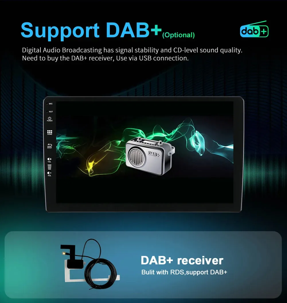 2 Din Car Stereo Radio Multimedia Player DVD Android 14.0 For Ford Focus S-Max Mondeo Galaxy C-Max Kuga GPS RDS Auto Carplay DSP