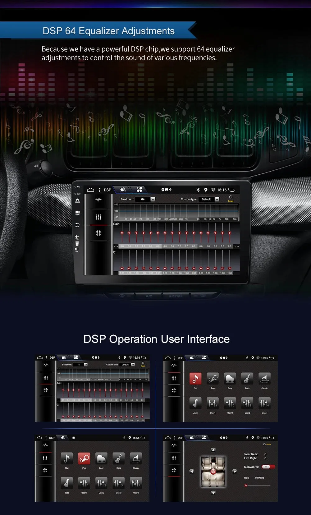 2 Din Car Stereo Radio Multimedia Player DVD Android 14.0 For Ford Focus S-Max Mondeo Galaxy C-Max Kuga GPS RDS Auto Carplay DSP