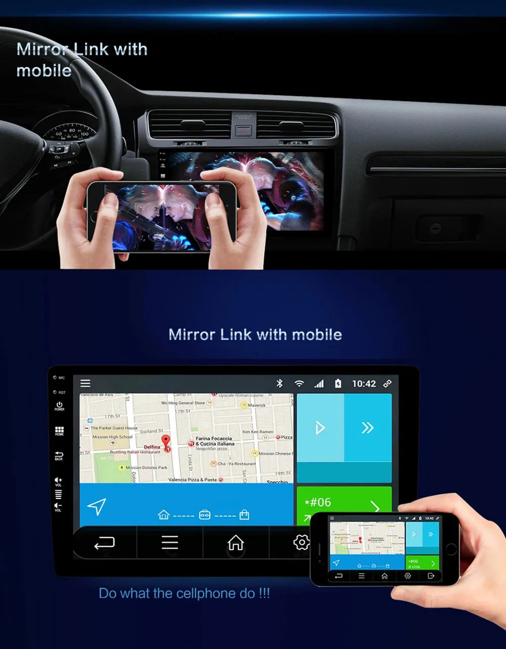 2 Din Car Stereo Radio Multimedia Player DVD Android 14.0 For Ford Focus S-Max Mondeo Galaxy C-Max Kuga GPS RDS Auto Carplay DSP