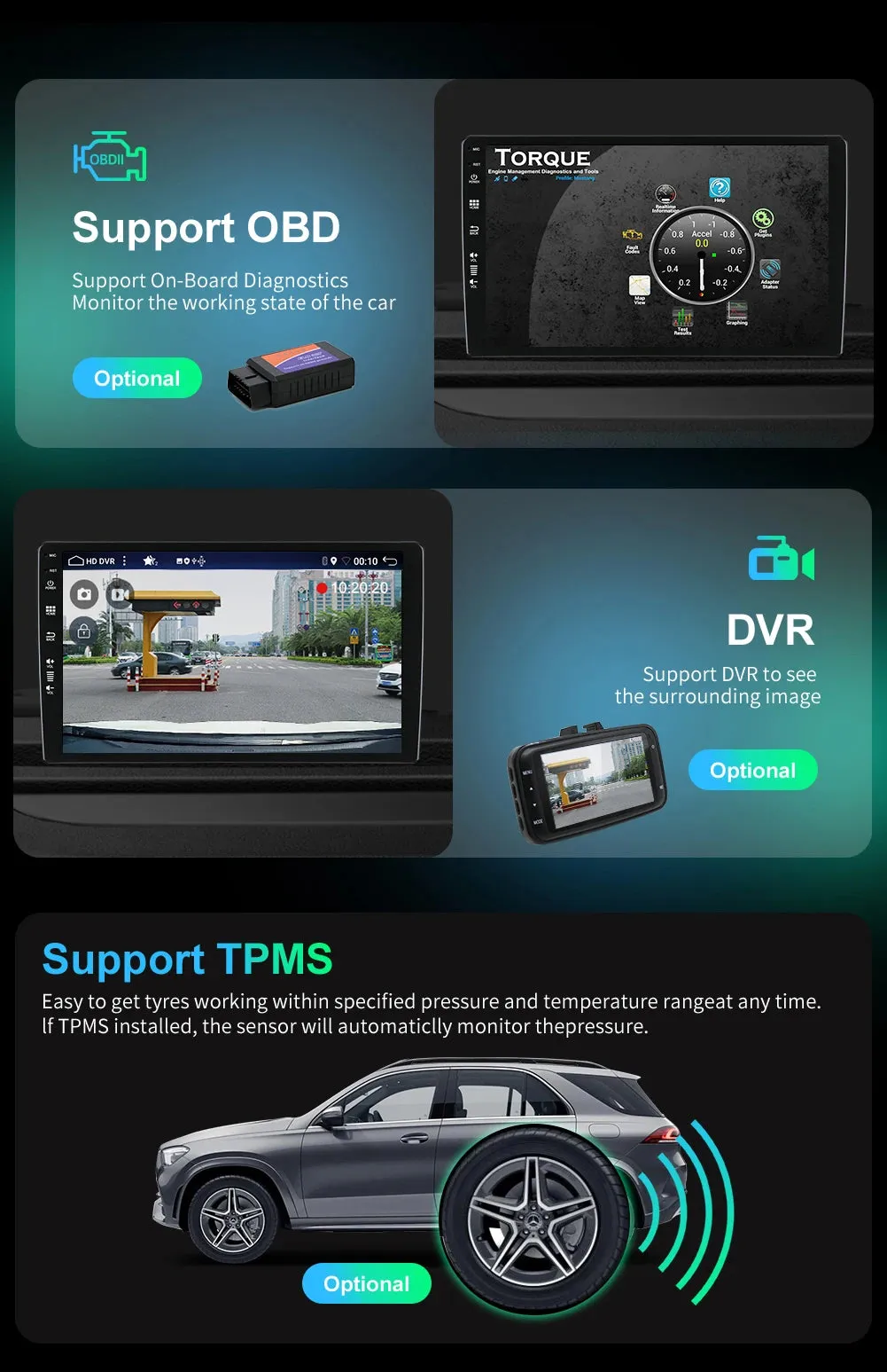 2 Din Car Stereo Radio Multimedia Player DVD Android 14.0 For Ford Focus S-Max Mondeo Galaxy C-Max Kuga GPS RDS Auto Carplay DSP