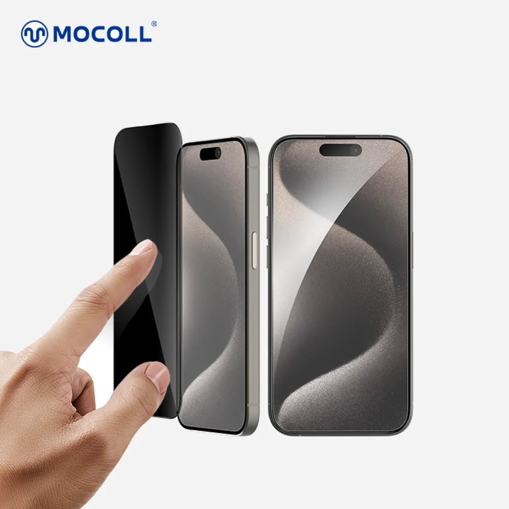 2.5D Full Cover Privacy Screen Protector for iPhone 15 Series
