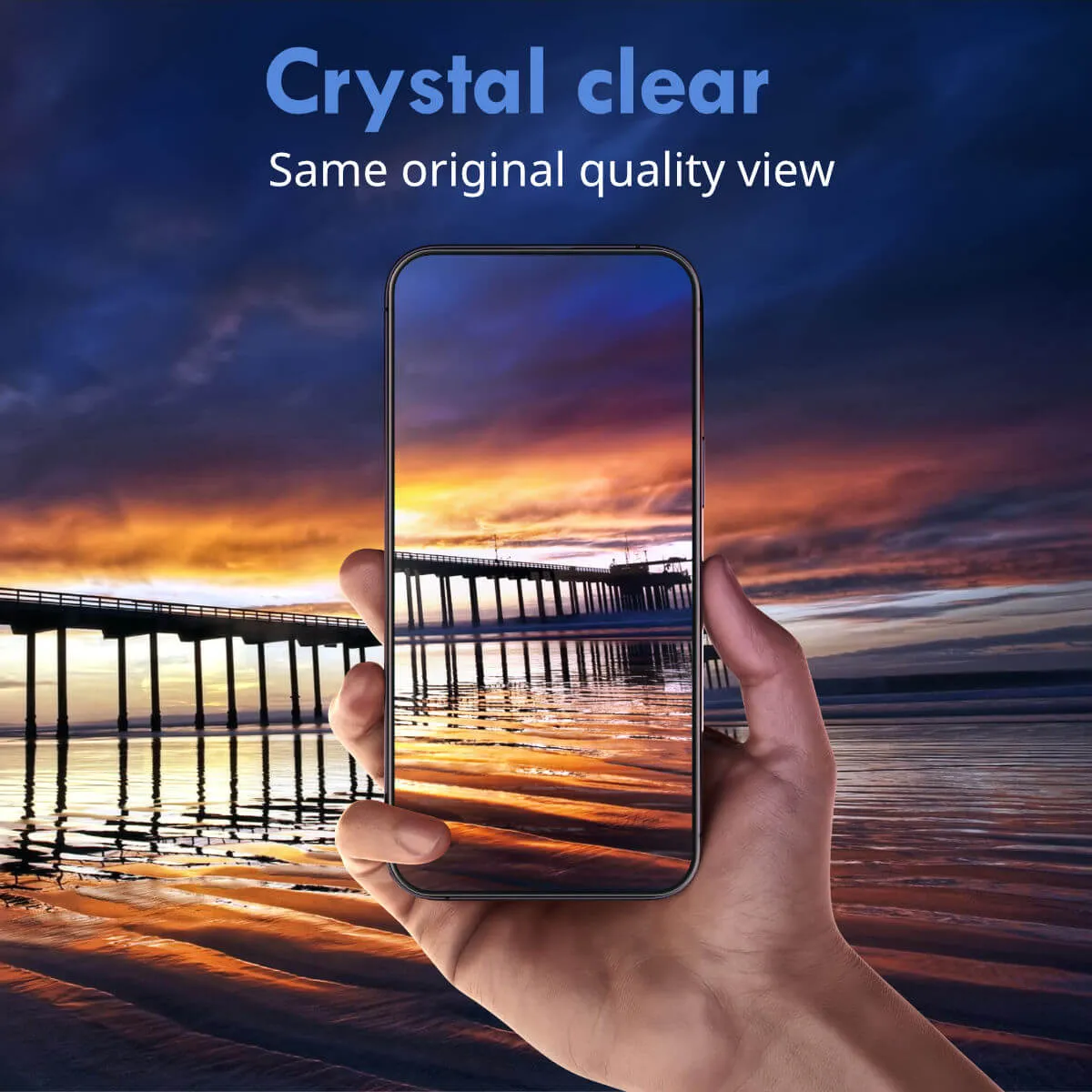 2x Hugmie® iPhone 13 Pro Max/14 Plus Full Coverage Screen Protector