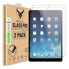 2X Tempered Glass Screen Protector for Apple iPad Air 1 / Air 2 / Air Pro 9.7