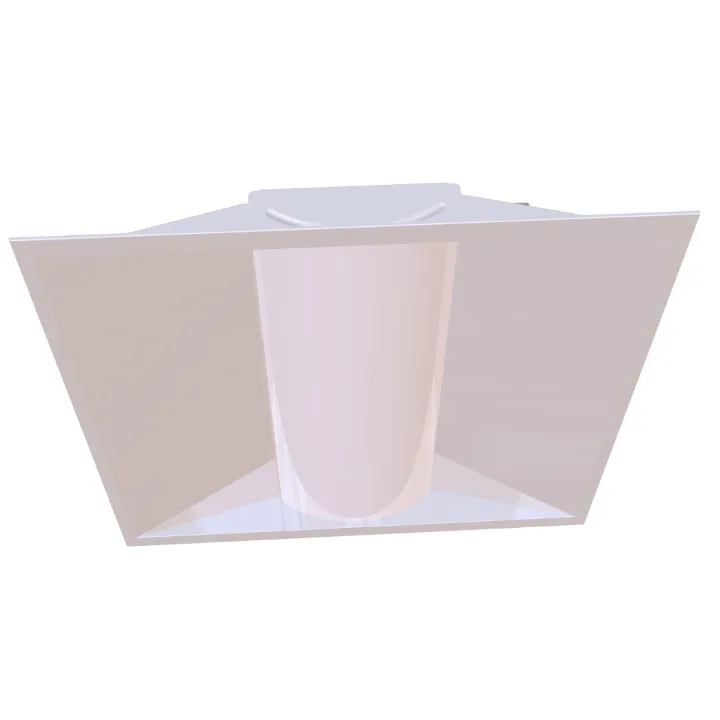2'x2' Retro-Fit Kit 36 Watt LED Center Basket Troffer Light (2 Pack) 5000K / Dimmable  DLC Listed - 12 Year Warranty