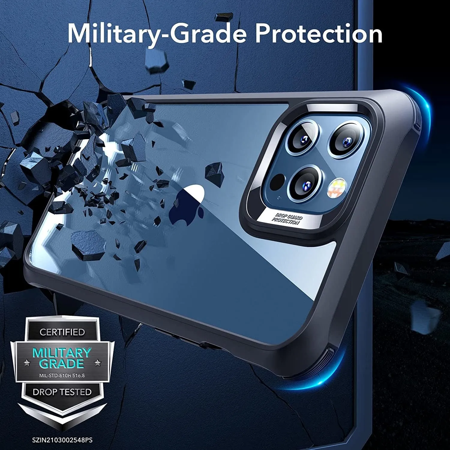 360° Hybrid Protection Compatible Tempered Glass Screen Protectors