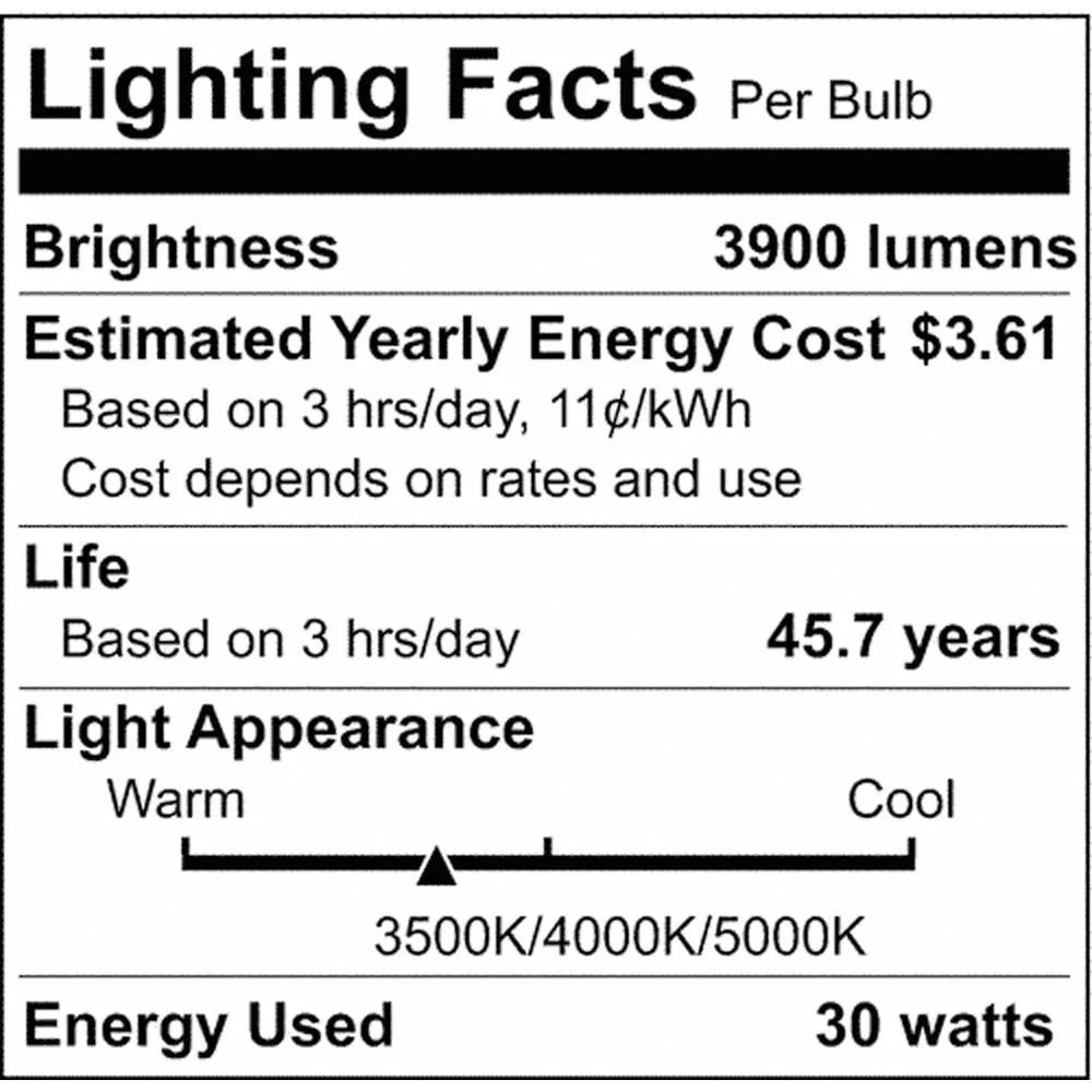 4-ft LED Linear Strip Light CCT Tunable White Finish