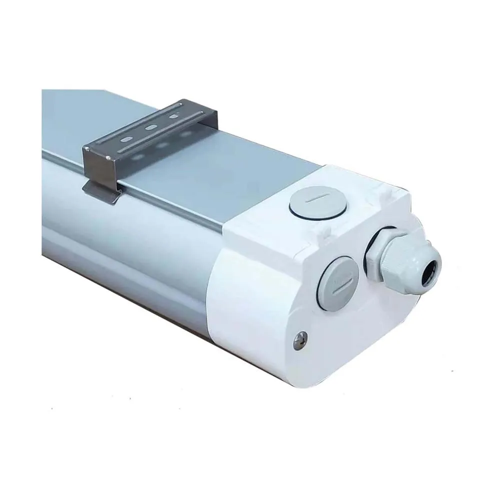 4-ft LED Tri-Proof Linear Fixture w/ Microwave Sensor CCT Tunable