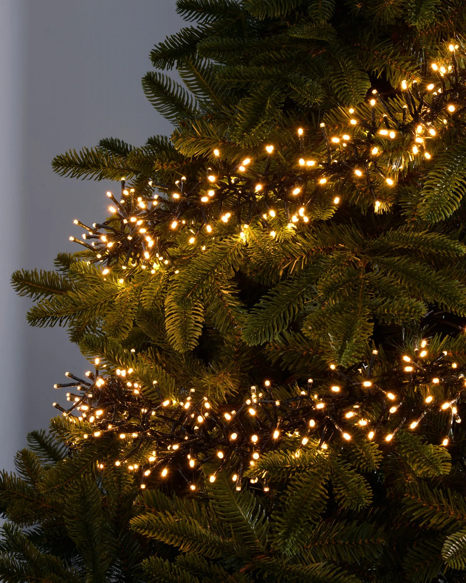 400 Chasing Cluster Light String, Warm White