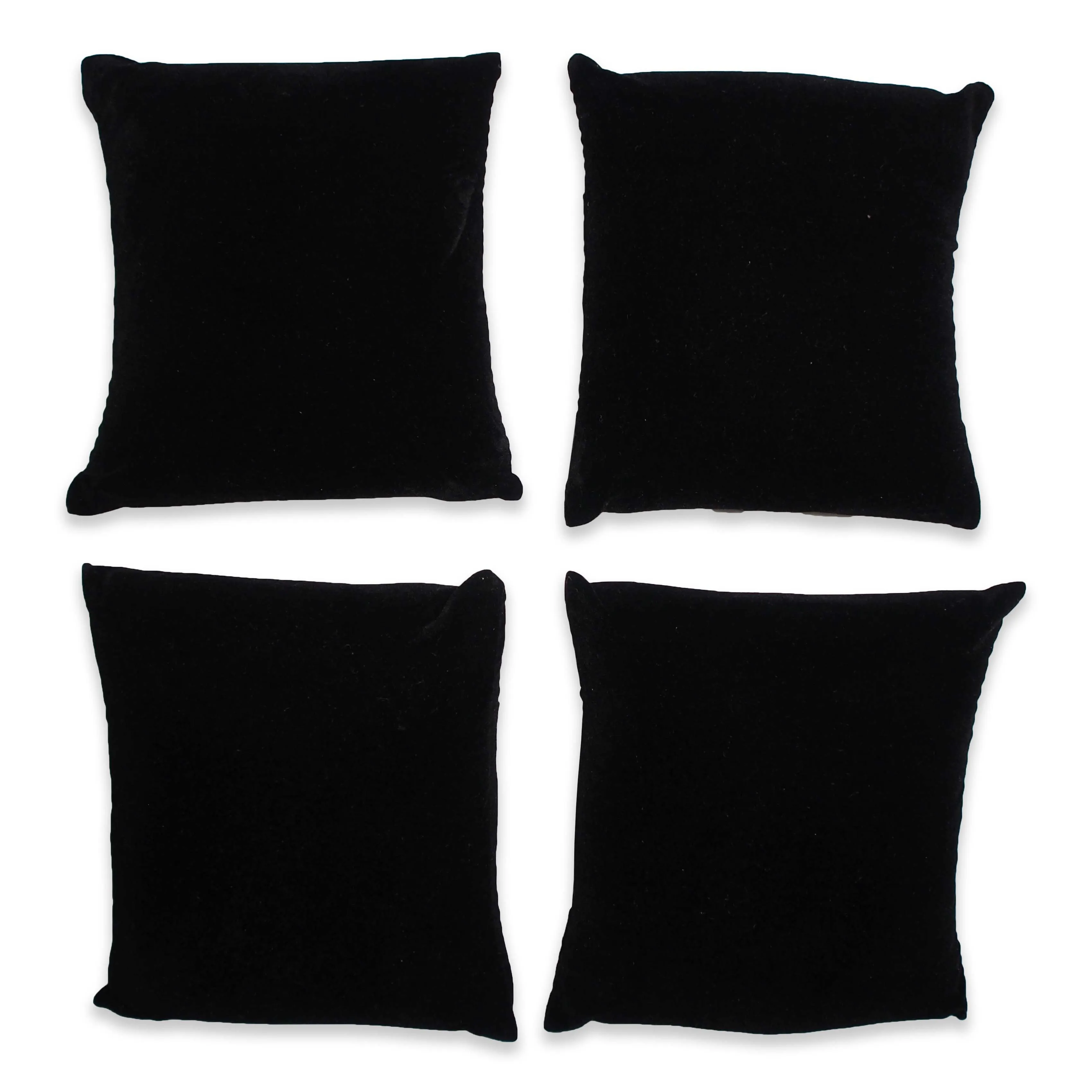 5" Black Velvet Pillow Displays