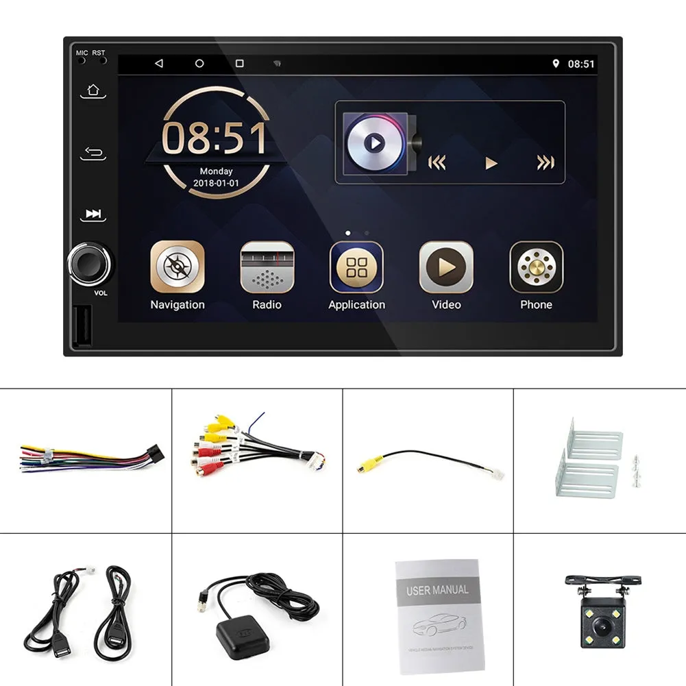 7-inch Car Multimedia Video Player Universal Android 9.0 Central