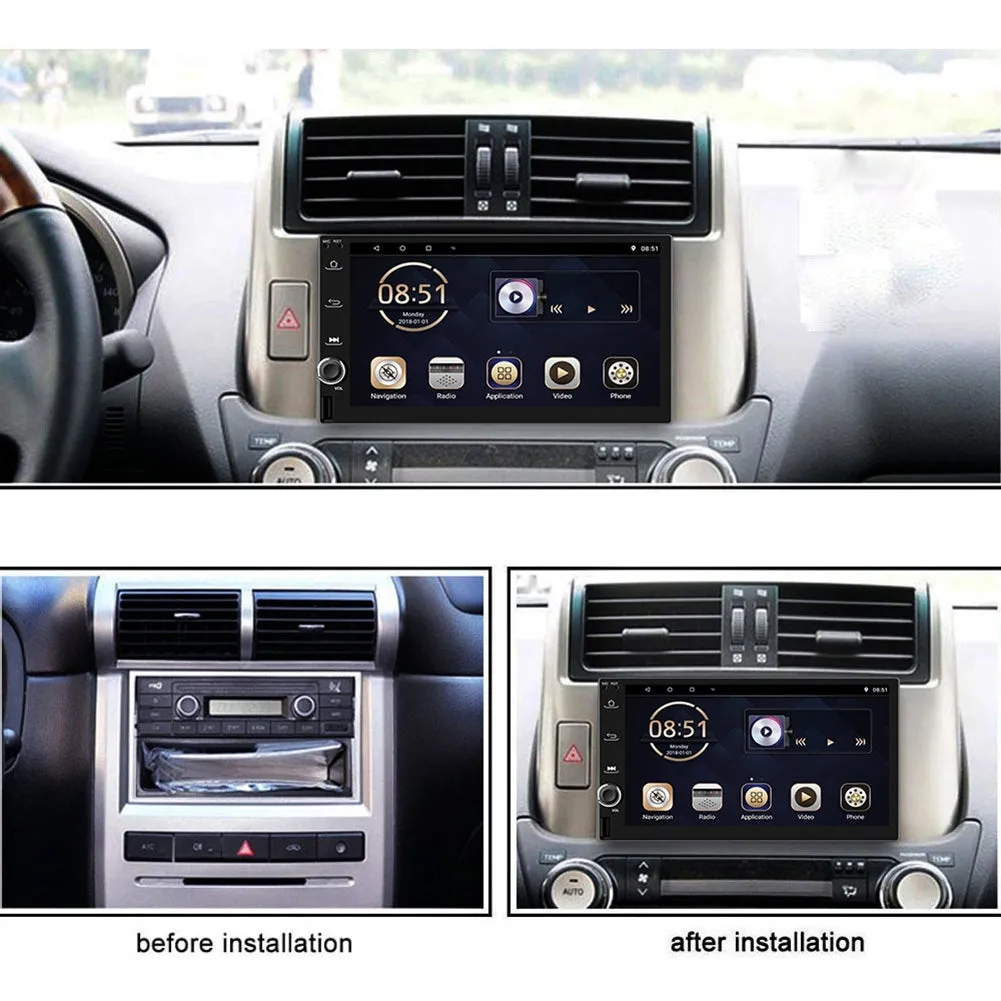 7-inch Car Multimedia Video Player Universal Android 9.0 Central