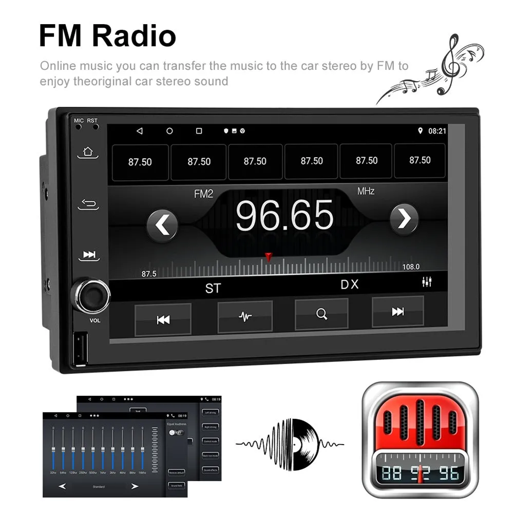 7-inch Car Multimedia Video Player Universal Android 9.0 Central