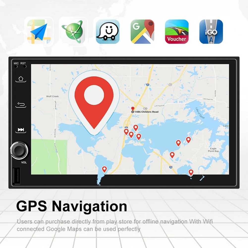 7-inch Car Multimedia Video Player Universal Android 9.0 Central