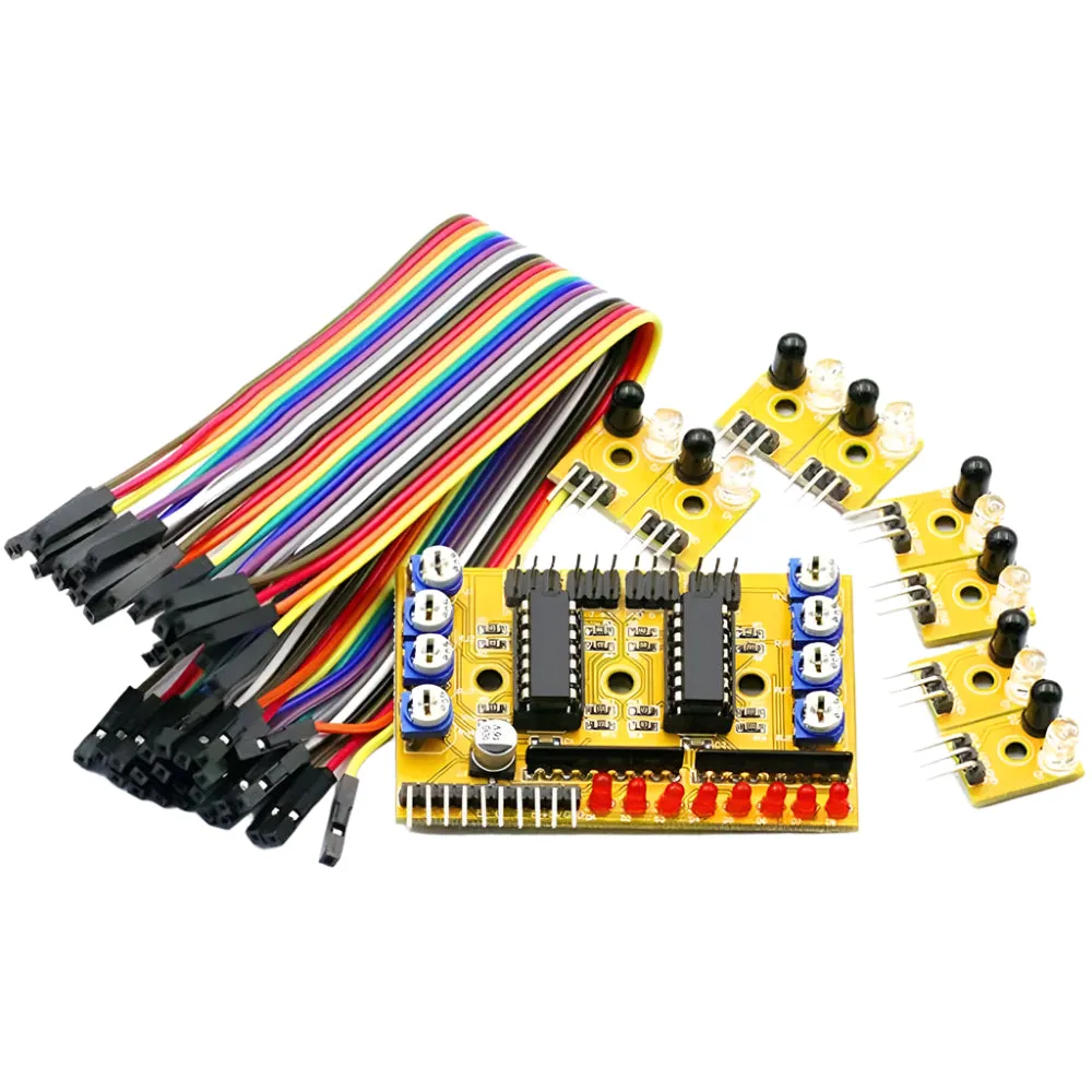 8-channel Infrared obstacle module TCRT5000