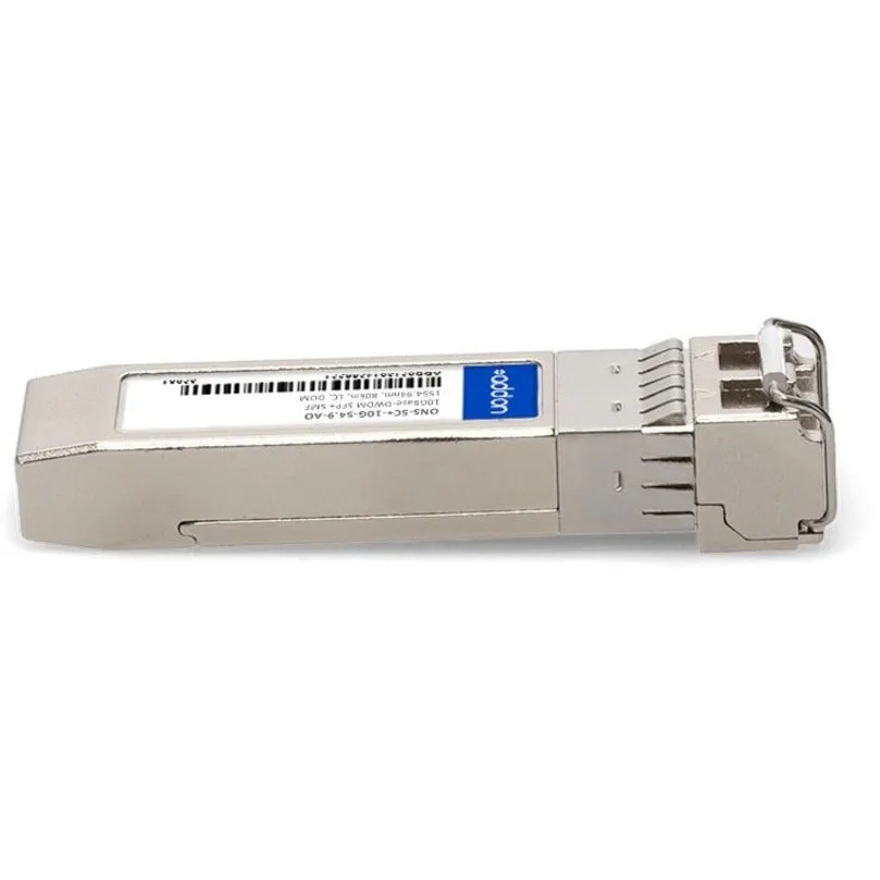 AddOn Cisco ONS ONS-SC -10G-54.9 Compatible TAA Compliant 10GBase-DWDM 100GHz SFP  Transceiver (SMF, 1554.94nm, 80km, LC, DOM) ONS-SC -10G-54.9-AO