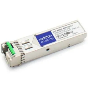AddOn Dell 407-BBOO-BXD-40 Compatible TAA Compliant 1000Base-BX SFP Transceiver (SMF, 1550nmTx/1310nmRx, 40km, LC) 407-BBOO-BXD-40-AO