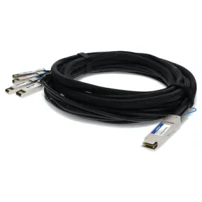 AddOn IBM 49Y7887 Compatible TAA Compliant 40GBase-CU QSFP  to 4xSFP  Direct Attach Cable (Passive Twinax, 3m) 49Y7887-AO