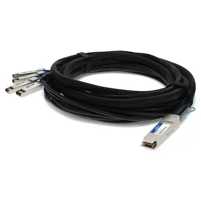 AddOn IBM 49Y7887 Compatible TAA Compliant 40GBase-CU QSFP  to 4xSFP  Direct Attach Cable (Passive Twinax, 3m) 49Y7887-AO