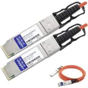 AddOn MSA and TAA Compliant 40GBase-AOC QSFP  to QSFP  Direct Attach Cable (850nm, MMF, 20m) QSFP-40G-AOC20M-AO
