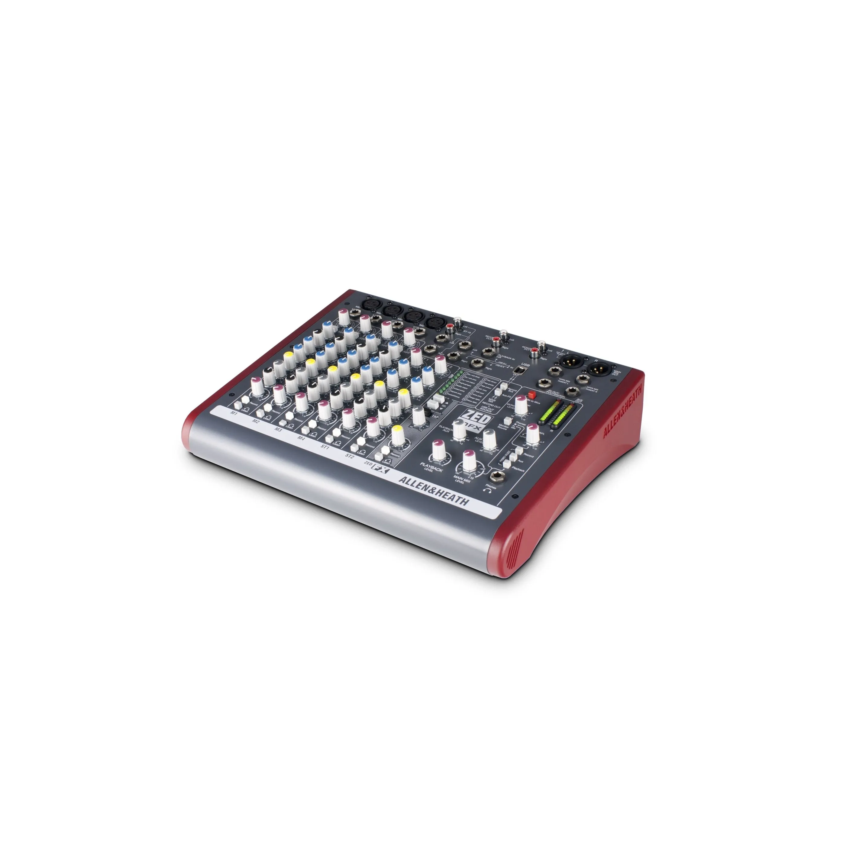 Allen & Heath ZED-10FX 4 Mono Mic/Line   2 Active D.I.   3 stereo line inputs, FX,