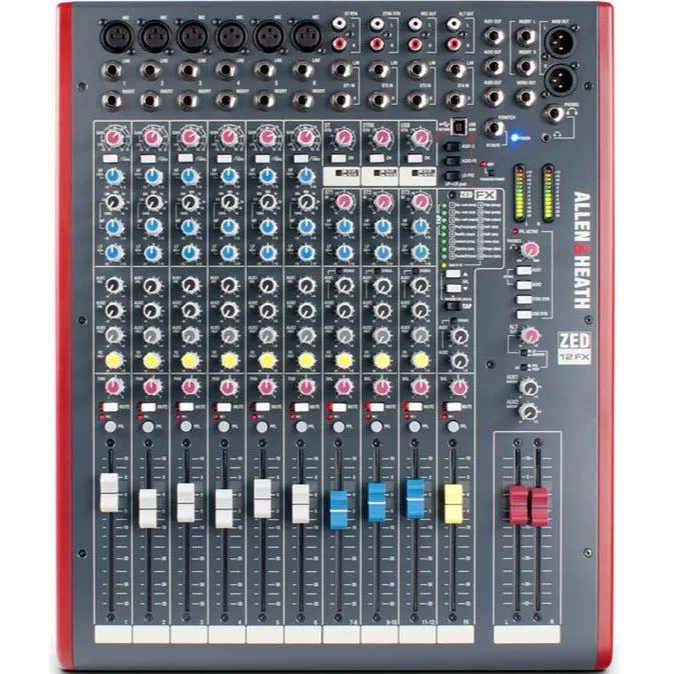 Allen & Heath ZED-12FX 12-Channel Analog Mixer