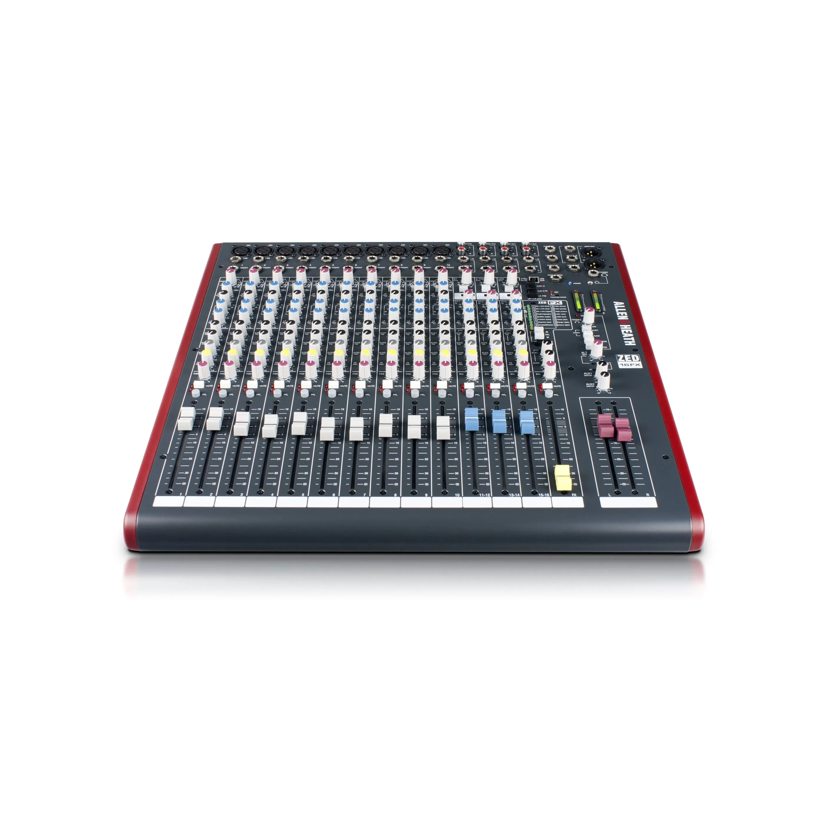 Allen & Heath ZED-16FX 10 Mono Mic/Line   Stereo, USB I/O 4 Aux Sends