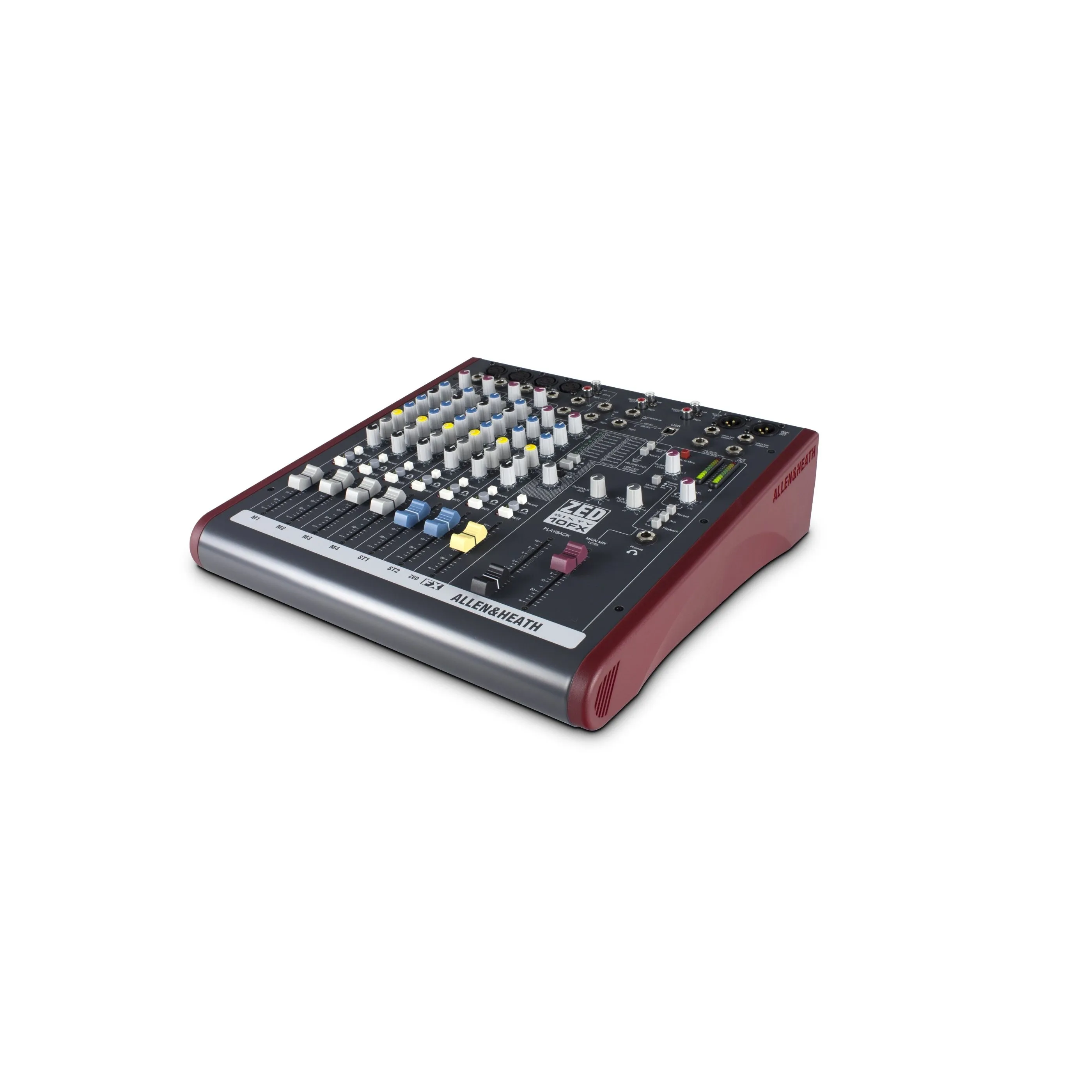 Allen & Heath ZED60-10FX 10 Channel Analog Mixer with FX, 60mm Faders