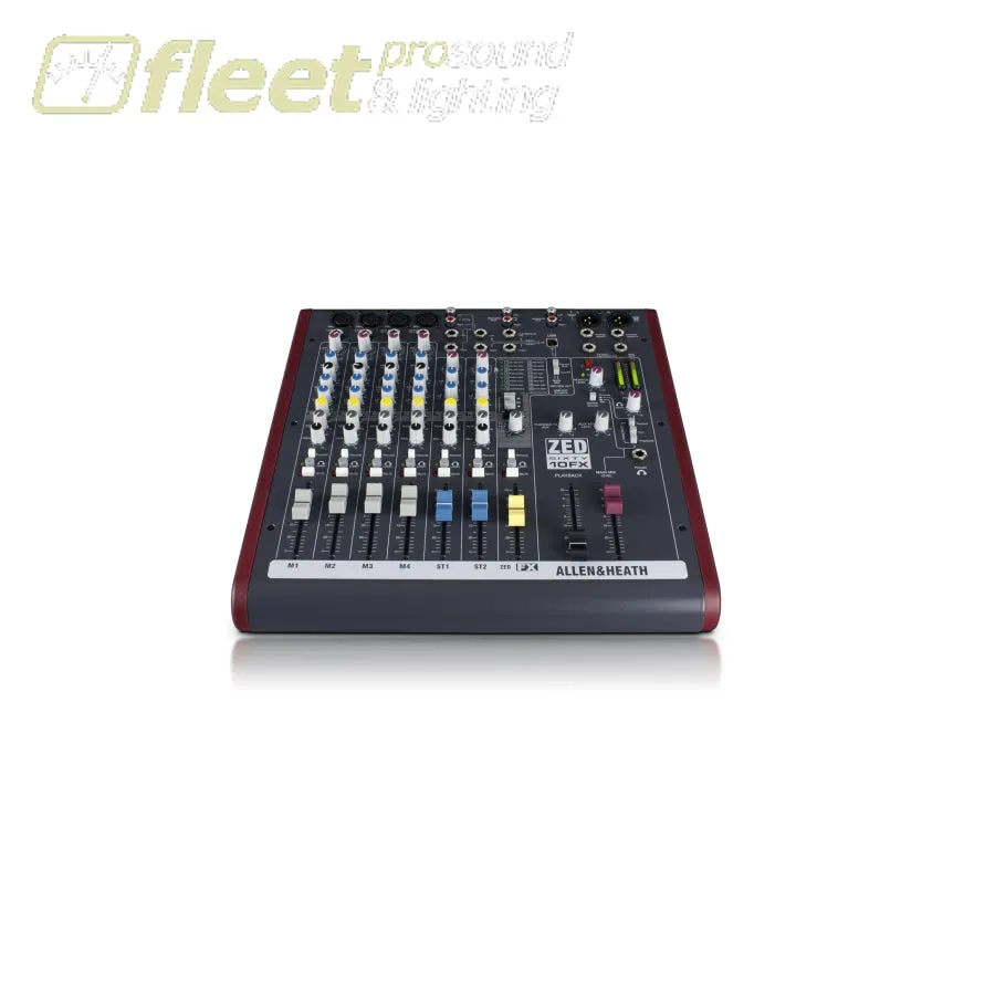 Allen & Heath ZED60-10FX Multipurpose Mixer with FX for Live Sound and Recording