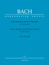 Bach, J.S., Three Sonatas And Three Partitas BWV 1001-1006 for Violin (Barenreiter)