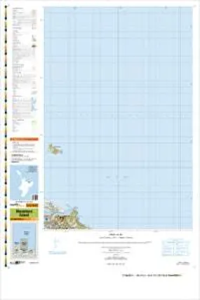 BD40 & BE40 Moutohora Island Topographic Map by Land Information New Zealand (2009)