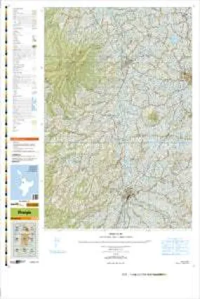 BE33 Pirongia Topographic Map by Land Information New Zealand (2012)