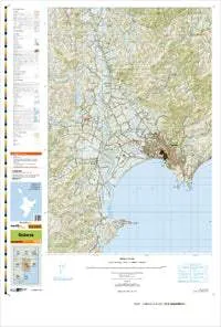 BG43 Gisborne Topographic Map by Land Information New Zealand (2011)