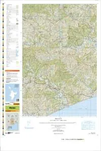 BH40 Mohaka Topographic Map by Land Information New Zealand (2009)
