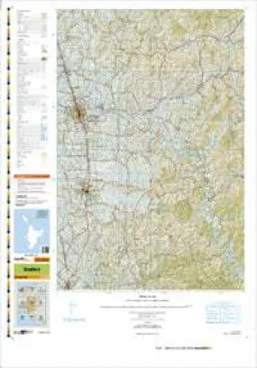 BJ30 Stratford Topographic Map by Land Information New Zealand (2009)