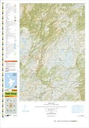 BJ36 Tawake Tohunga Topographic Map by Land Information New Zealand (2012)