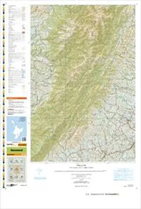 BL36 Norsewood Topographic Map by Land Information New Zealand (2011)