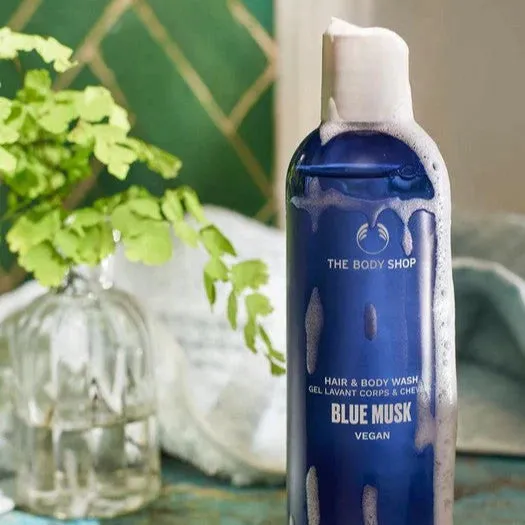 Blue Musk Hair And Body Wash
