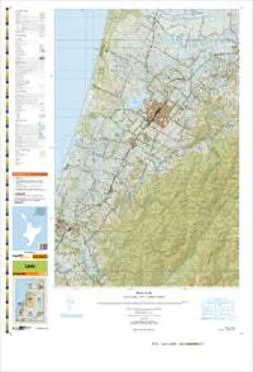 BN33 Levin Topographic Map by Land Information New Zealand (2011)