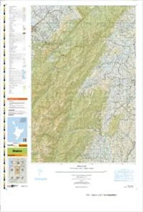 BN34 Shannon Topographic Map by Land Information New Zealand (2011)