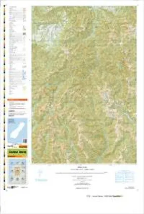 BP23 Gouland Downs Topographic Map by Land Information New Zealand (2013)