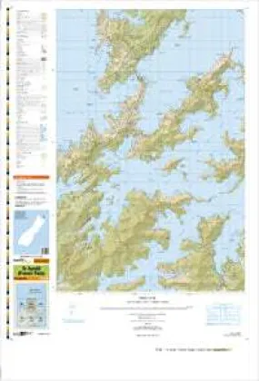 BP28 Te Aumiti Topographic Map (French Pass) by Land Information New Zealand (2013)