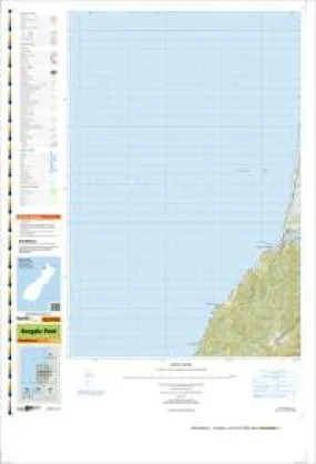 BQ21 & BQ22 Kongahu Point Topographic Map by Land Information New Zealand (2009)