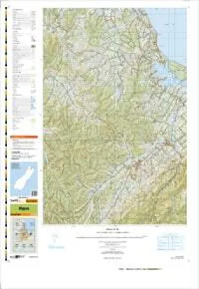 BQ25 Mapua Topographic Map by Land Information New Zealand (2012)