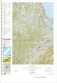 BQ25 Mapua Topographic Map by Land Information New Zealand (2012)
