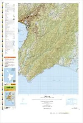BQ32 Lower Hutt Topographic Map by Land Information New Zealand (2013)