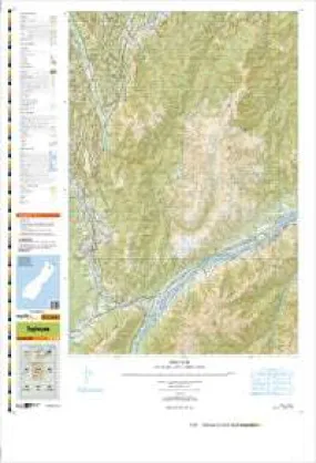 BR25 Tophouse Topographic Map by Land Information New Zealand (2012)