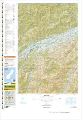 BR26 Mount Patriarch Topographic Map by Land Information New Zealand (2013)