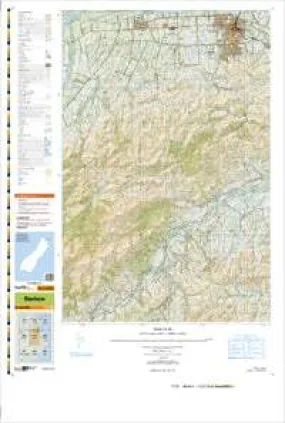 BR28 Blenheim Topographic Map by Land Information New Zealand (2013)